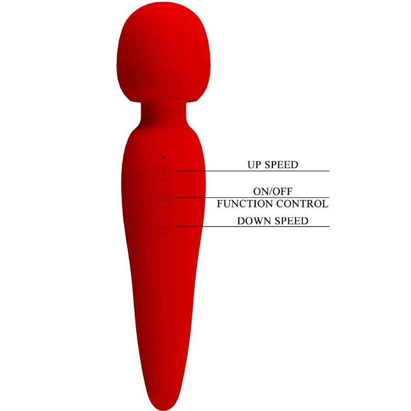 Intense Meredith Wand Massaggiatore 12 Modalità Ricaricabile - immagine 7