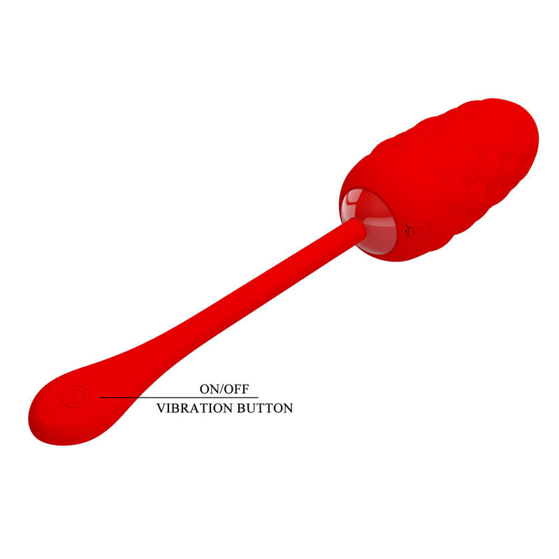 Pretty Love Uovo Vibrante Texture Marina Ricaricabile USB - immagine 8