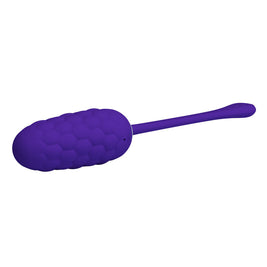 Pretty Love - Uovo Vibrante Con Texture Marina Ricaricabile Viola