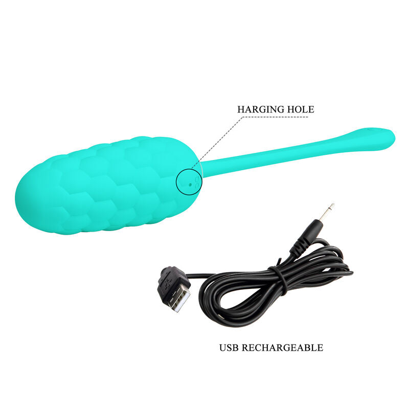 Fun Toys Uovo Vibrante Texture Marina Ricaricabile USB - immagine 9