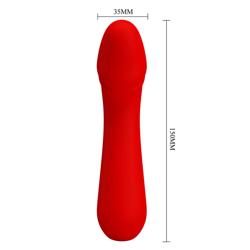 Pretty Love Cetus Vibratore Punto G Ricaricabile Rosso - immagine 6