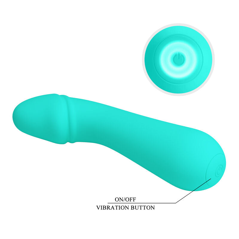 Pretty Love Cetus Vibratore Punto G Ricaricabile Verde Acqua - immagine 7