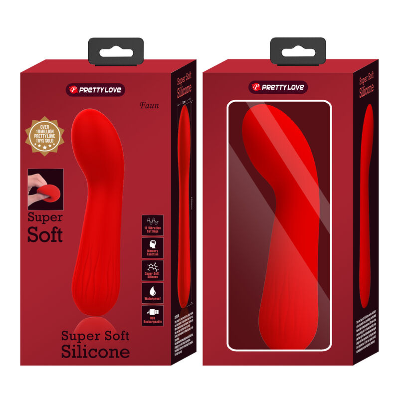 Pretty Love - Vibratore Ricaricabile Faun Rosso