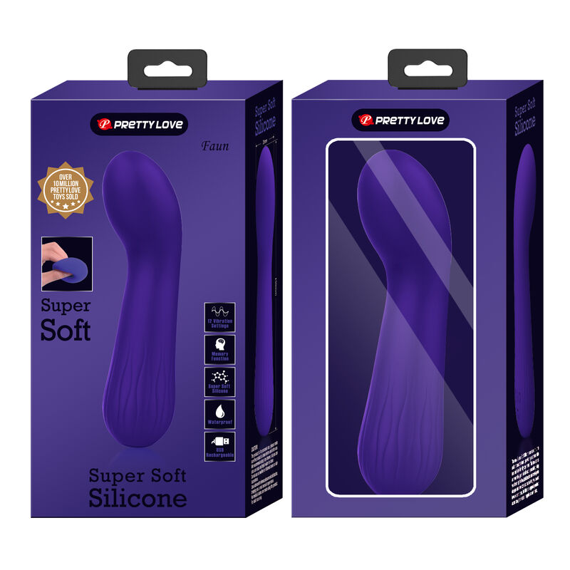 Pretty Love Faun Vibratore Punto G Ricaricabile in Silicone Viola - immagine 9
