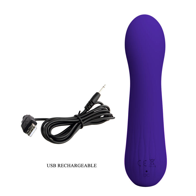 Pretty Love Faun Vibratore Punto G Ricaricabile in Silicone Viola - immagine 8
