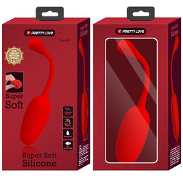 Pretty Love - Knucker Rosso Uovo Vibrante Ricaricabile