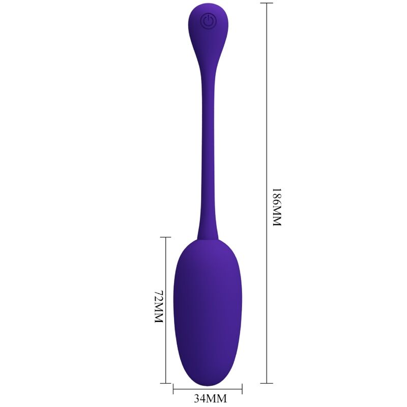 Pretty Love - Knucker Uovo Vibrante Ricaricabile Viola