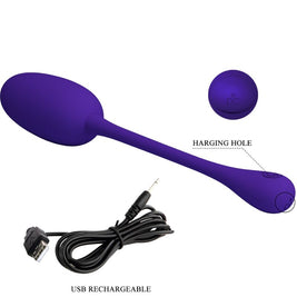 Pretty Love - Knucker Uovo Vibrante Ricaricabile Viola