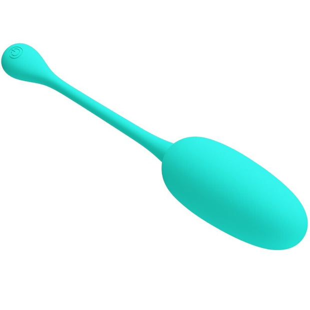 Fun Toys Knucker Uovo Vibrante Ricaricabile in Silicone Verde Acqua