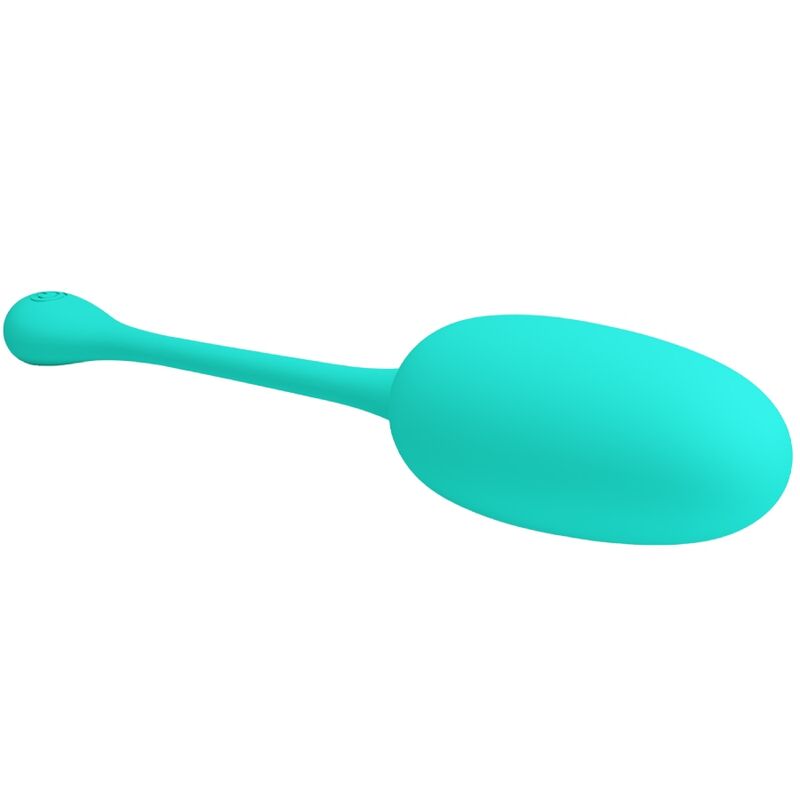 Fun Toys Knucker Uovo Vibrante Ricaricabile in Silicone Verde Acqua - immagine 3