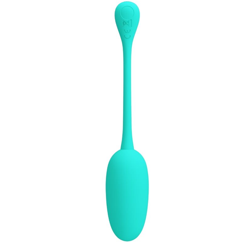 Fun Toys Knucker Uovo Vibrante Ricaricabile in Silicone Verde Acqua - immagine 5