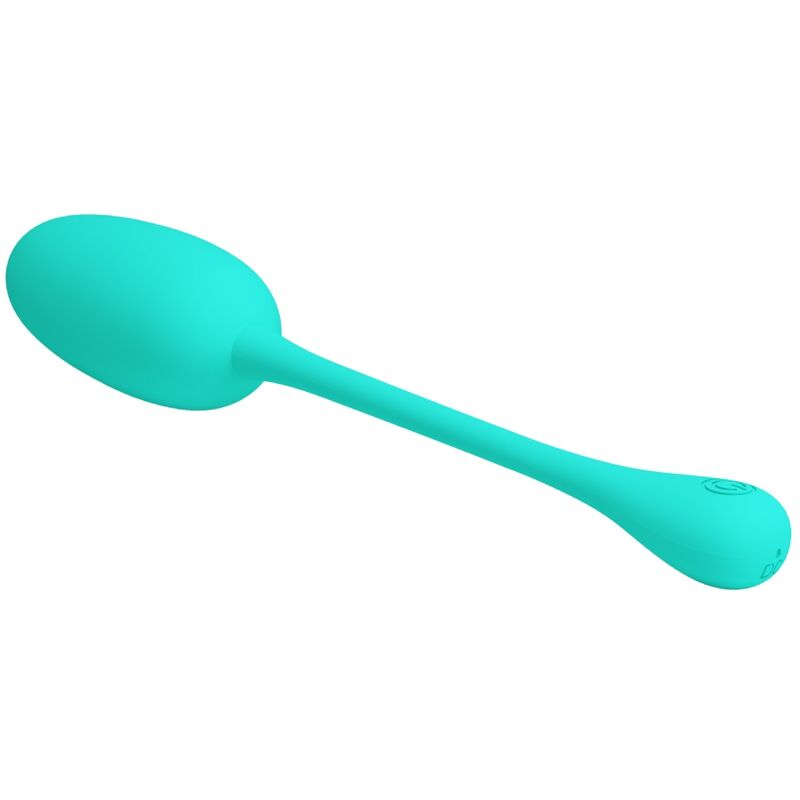Fun Toys Knucker Uovo Vibrante Ricaricabile in Silicone Verde Acqua - immagine 4