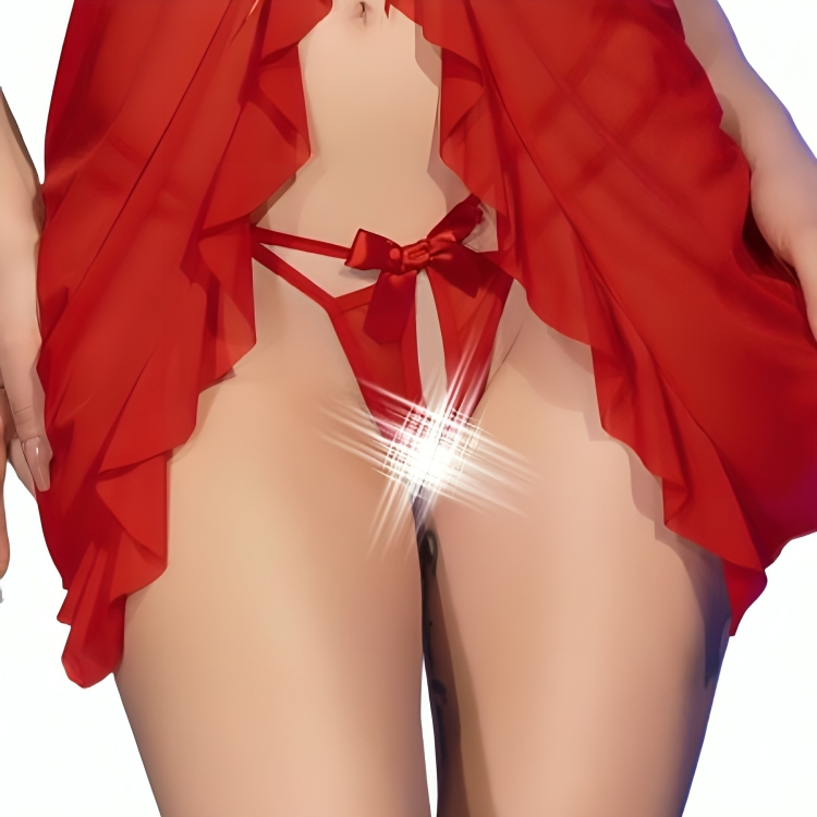 Chilirose - Cr 4696 Babydoll Rojo S/M