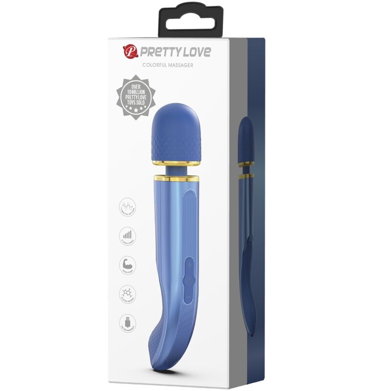 Intense Massaggiatore Premium 7 Modalità Vibrazione Blu - immagine 10
