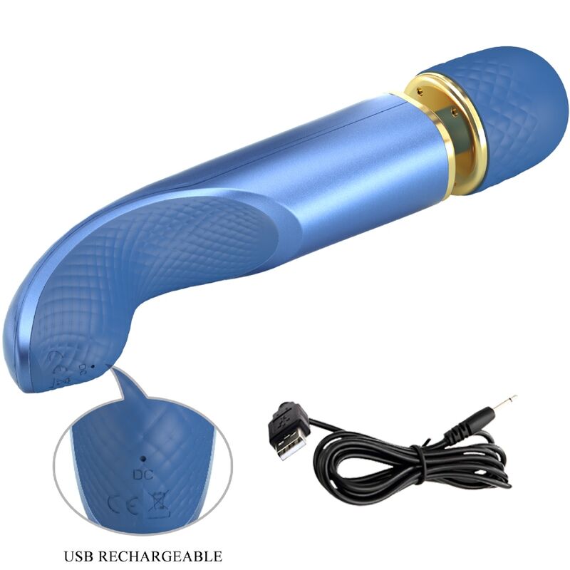 Intense Massaggiatore Premium 7 Modalità Vibrazione Blu - immagine 9