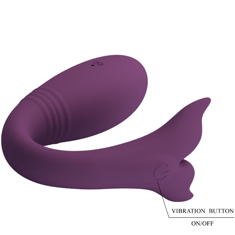 Pretty Love - Vibratore Jayleen Con App E Telecomando Viola
