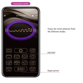 Pretty Love - Vibratore Jayleen Con App E Telecomando Viola