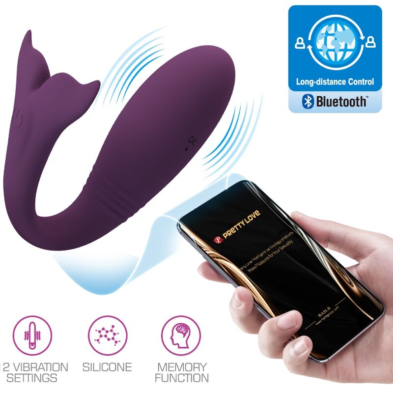 App Series Jayleen Stimolatore Premium con Telecomando Viola - immagine 9