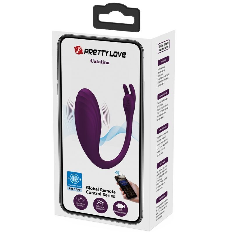 Pretty Love Catalina Vibrator App Stimolatore Viola Premium - immagine 20