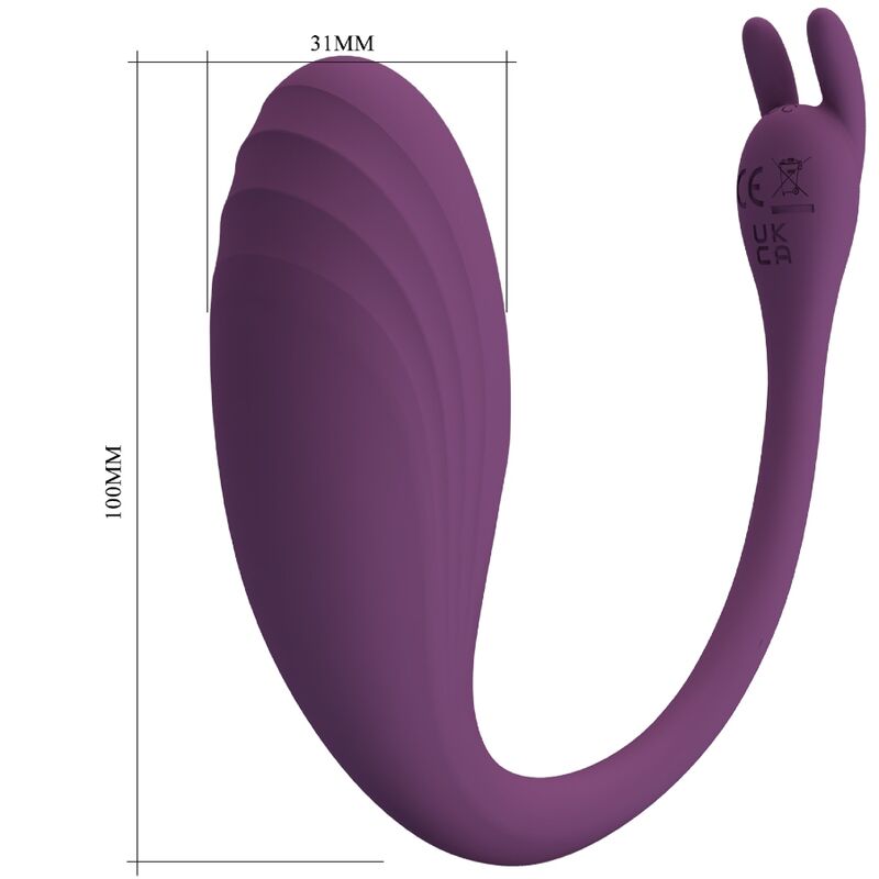 Pretty Love Catalina Vibrator App Stimolatore Viola Premium - immagine 6