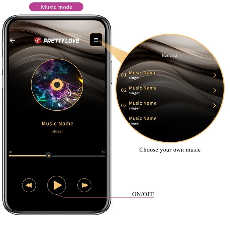 Pretty Love Catalina Vibrator App Stimolatore Viola Premium - immagine 16