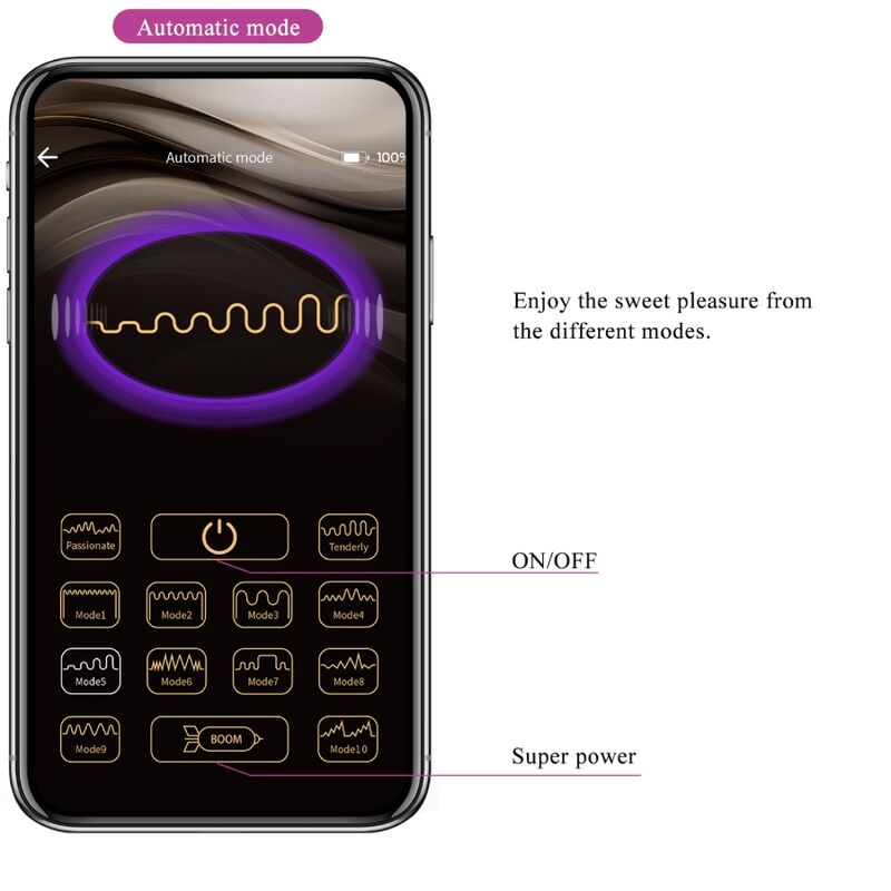 Pretty Love Catalina Vibrator App Stimolatore Viola Premium - immagine 17