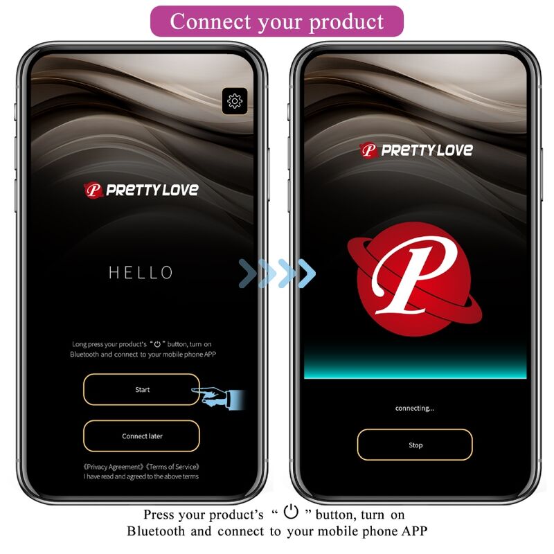 Pretty Love - Elvira Palline Di Kegel App Telecomando Viola