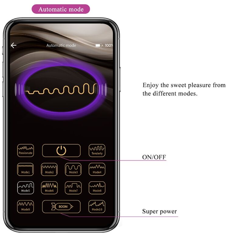 Pretty Love - Elvira Palline Di Kegel App Telecomando Viola