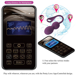 Pretty Love - Elvira Palline Di Kegel App Telecomando Viola