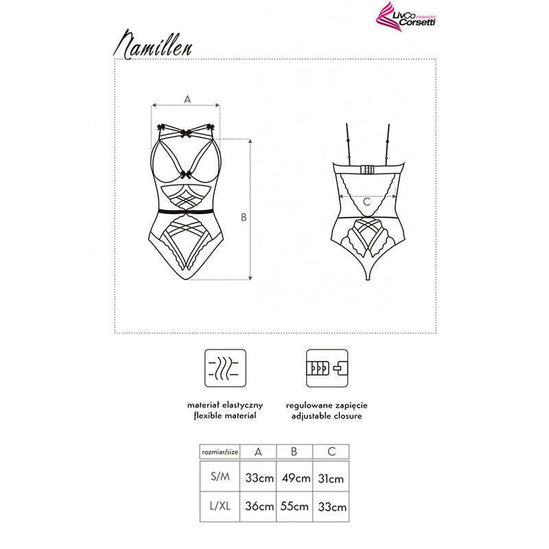 Livco Corsetti Fashion - Namillen Lc 90528 Body Nero
