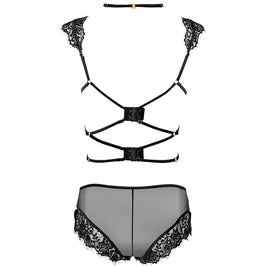 Livco Corsetti Fashion - Palmenom Lc 90614 Sujetador + Panty Negro