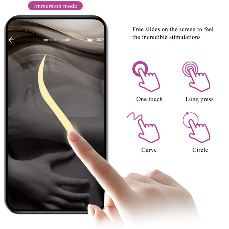 Pretty Love Billy Vibratore Smart con APP e Telecomando Viola - immagine 14