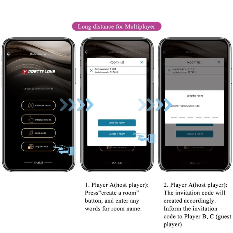 Pretty Love - Billy Vibration Telecomando Viola App Gratuita