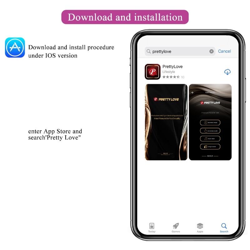 Pretty Love Billy Vibratore Smart con APP e Telecomando Viola - immagine 8
