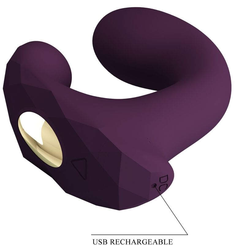 Pretty Love Billy Vibratore Smart con APP e Telecomando Viola - immagine 5