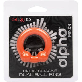 Calexotics - Anello Alpha Dual Ball Arancione