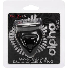 Calexotics - Anello Alpha Dual Cage Nero