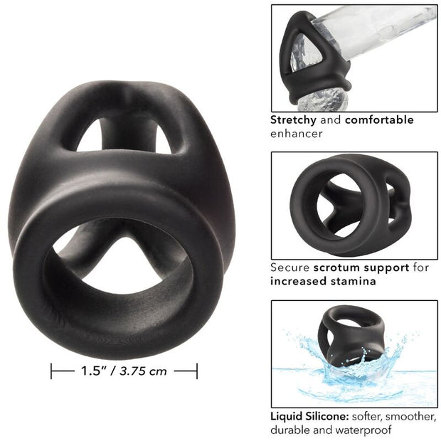 Calexotics - Anello Alpha Dual Cage Nero
