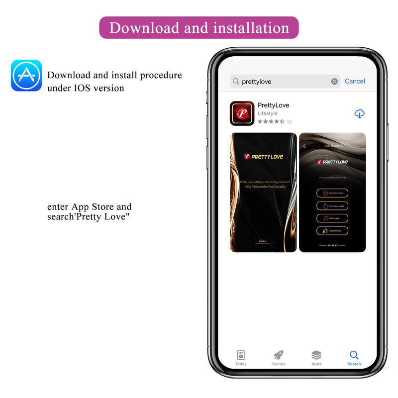 Pretty Love Hector Vibratore con App Control e Elettrostimolazione - immagine 9