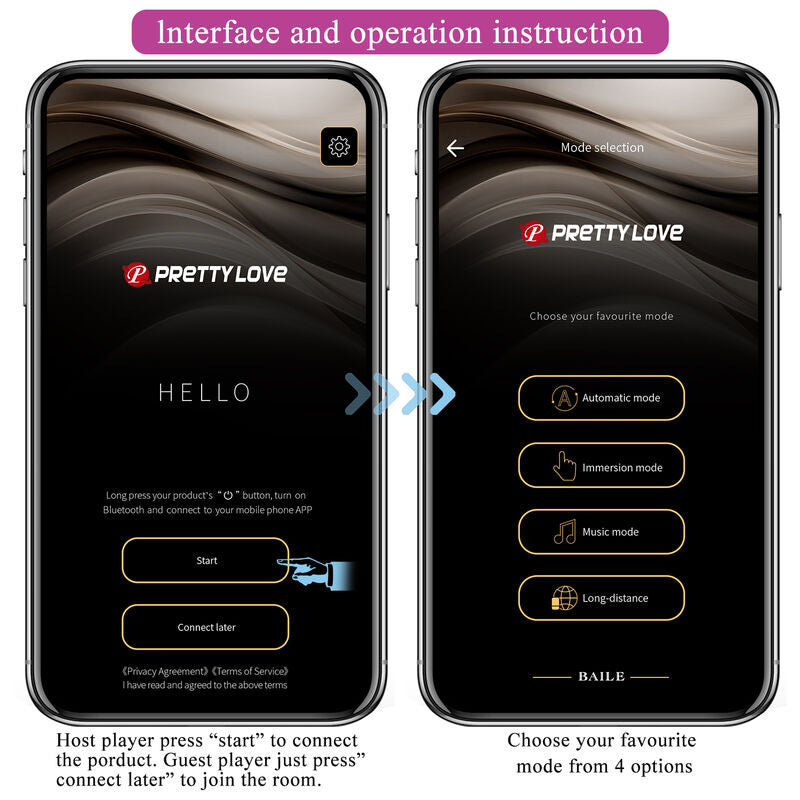 Pretty Love Hector Vibratore con App Control e Elettrostimolazione - immagine 15