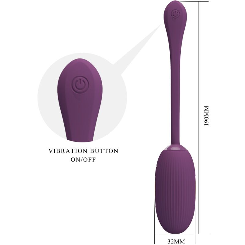 Pretty Love Doreen Ovulo Vibrante Smart con APP Viola - immagine 4