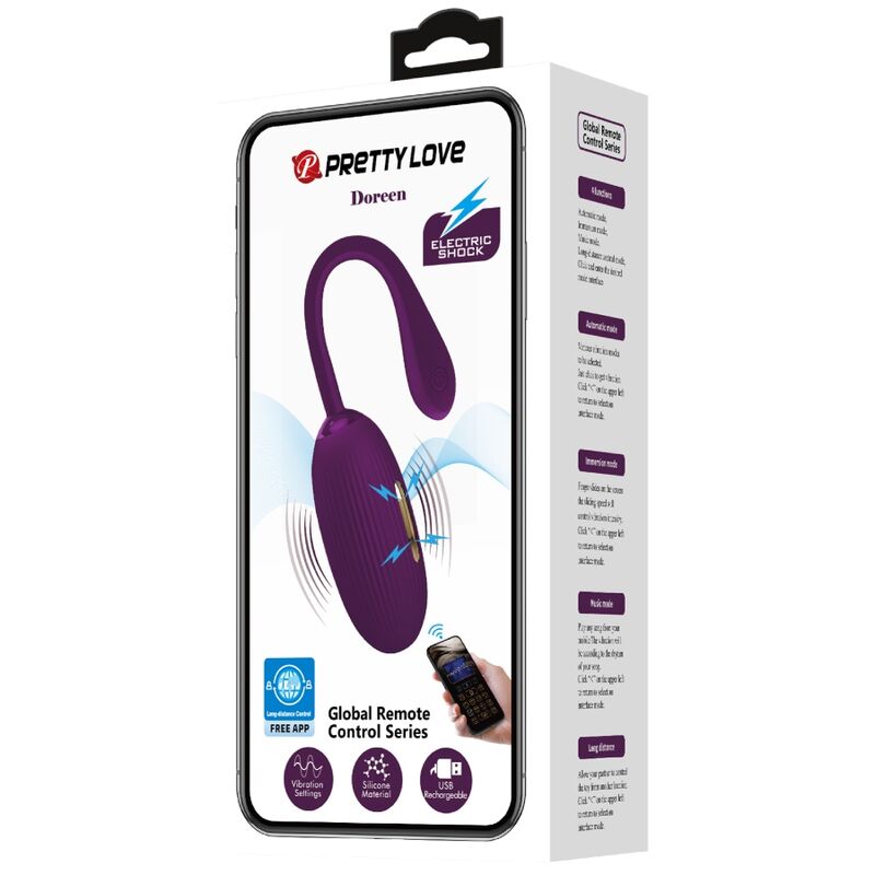 Pretty Love Doreen Ovulo Vibrante Smart con APP Viola - immagine 7