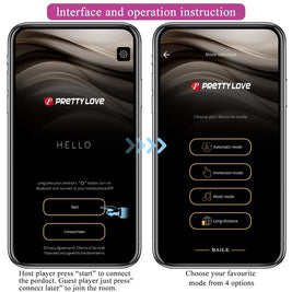 Pretty Love - Vibratore Globale Doppio Piacere August Remote