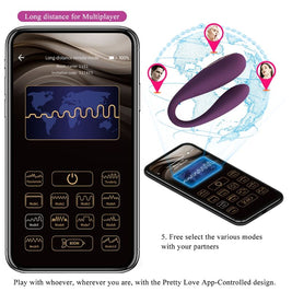 Pretty Love - Vibratore Globale Doppio Piacere August Remote