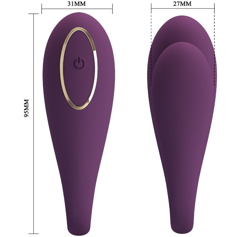 Pretty Love - Vibratore Globale Doppio Piacere August Remote