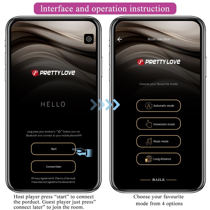 Pretty Love Abner App Lila - Stimolatore Premium Wireless - immagine 17