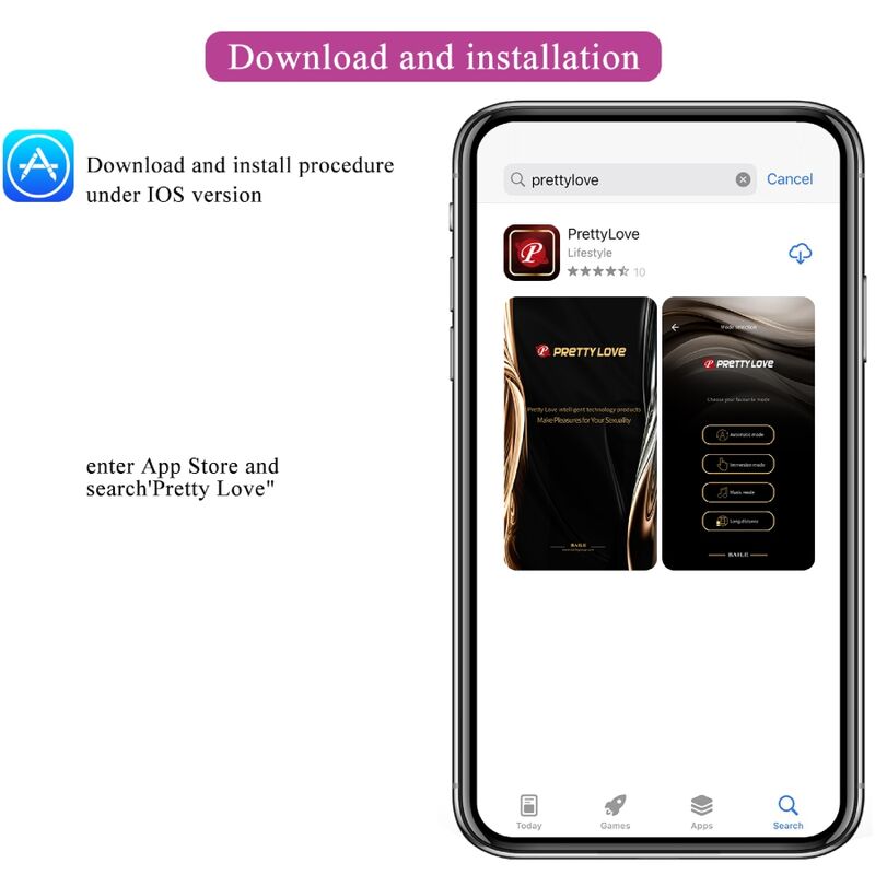 Pretty Love Abner App Lila - Stimolatore Premium Wireless - immagine 10
