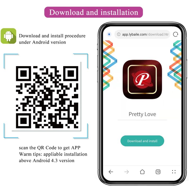Pretty Love Abner App Lila - Stimolatore Premium Wireless - immagine 9