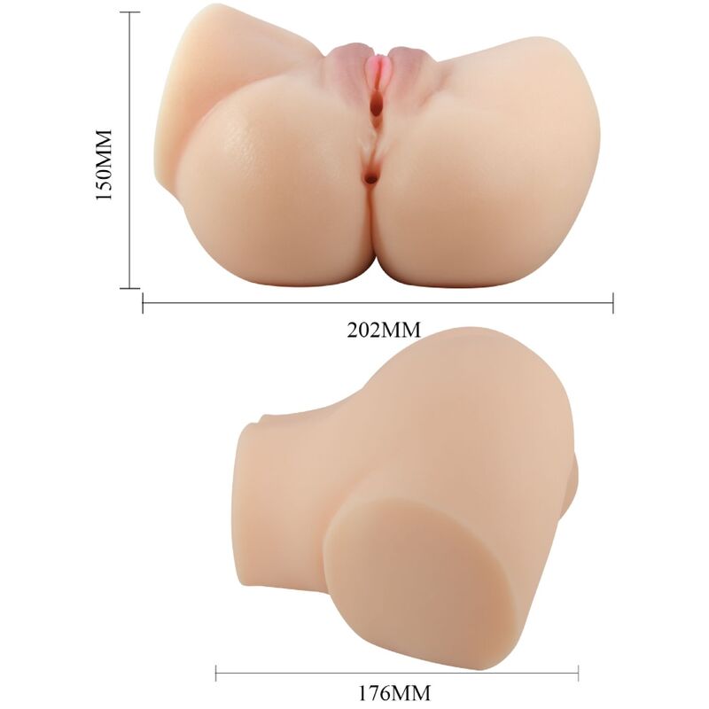 Crazy Bull - Vibratore Emilia Con Vagina E Ano Realistico
