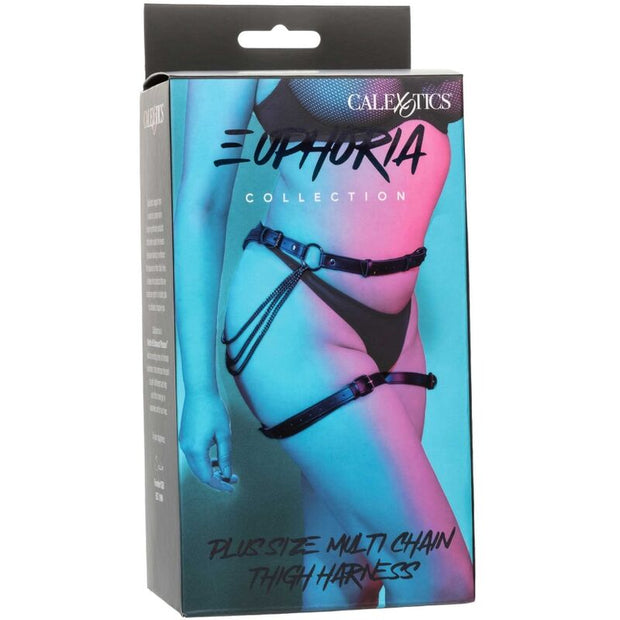 Calexotics - Euphoria Imbracatura Per Coscia Multi Catena Taglia Forte